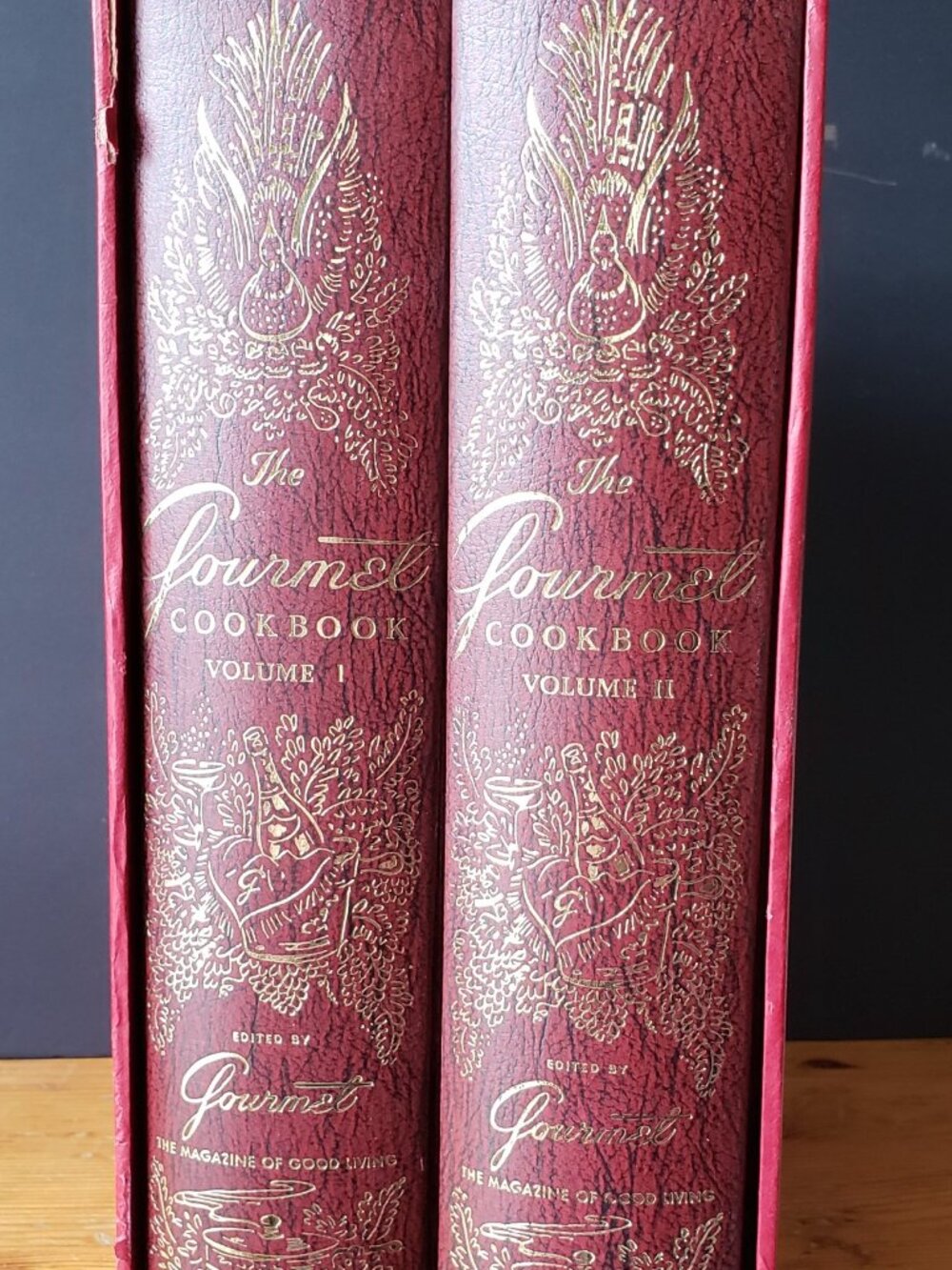 The Gourmet Cookbook Vol 1 & 2 attractive cased set classic reference
